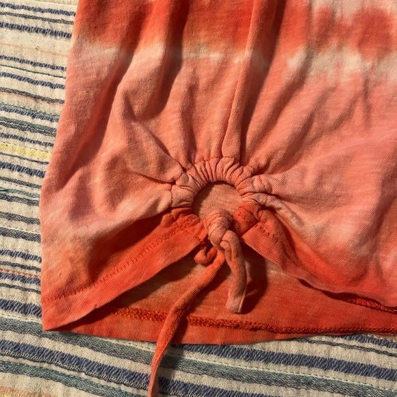 Aerie Pink Tie Front Short Sleeve T-Shirt - Picture 5 of 13